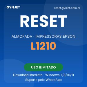 Reset Epson L1210 - download imediato