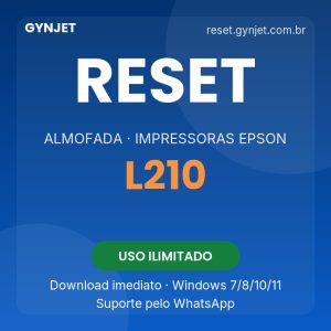 Reset Epson L210 - download imediato