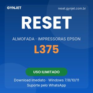 Reset Epson L375 - download imediato
