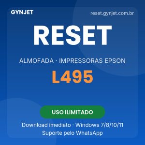 Reset Epson L495 - download imediato