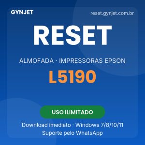 Reset Epson L5190 - download imediato