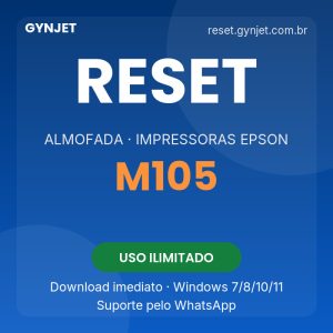 Reset Epson M105 - download imediato