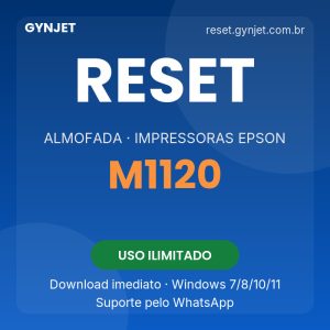 Reset Epson M1120 - download imediato