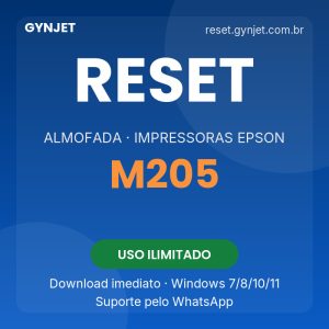 Reset Epson M205 - download imediato